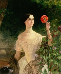 索菲亚的肖像作者：Andreyevna Shuvalova（1829-1912），1849年